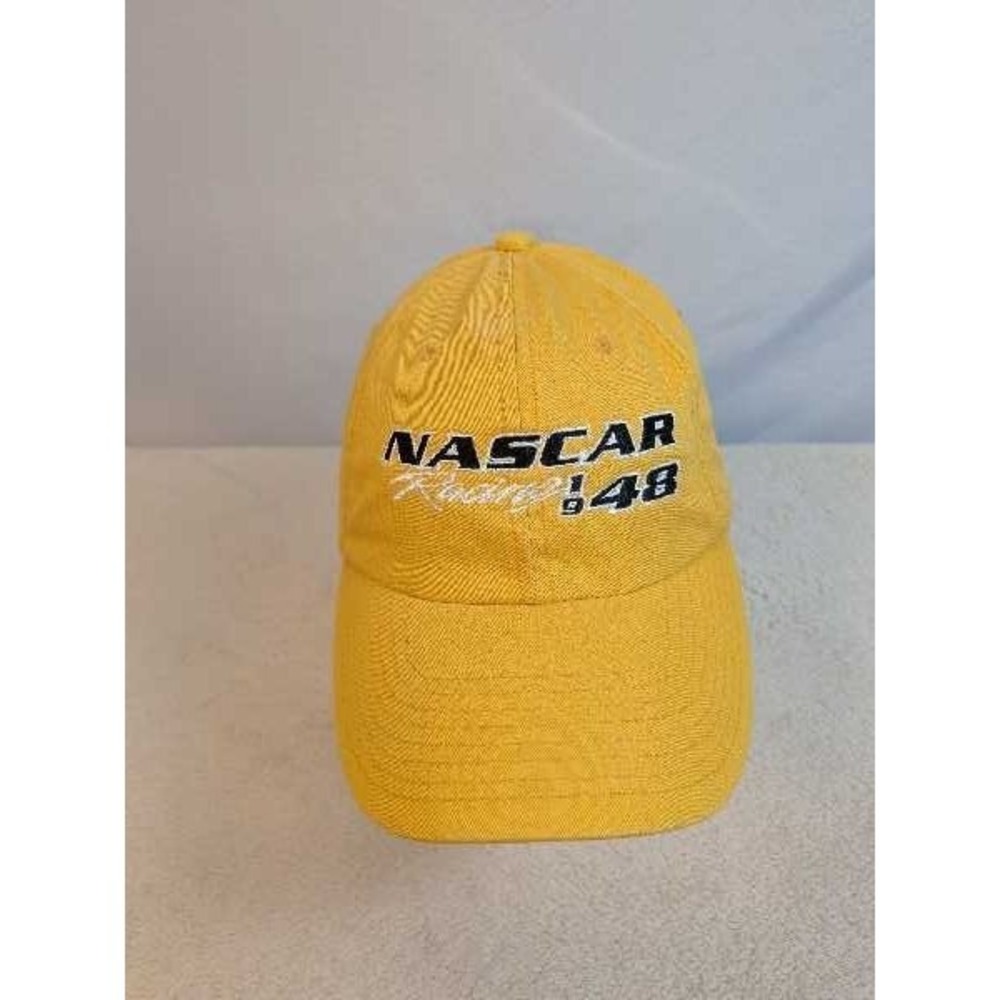 The Game NASCAR‎ Racing 48 Yellow Baseball Cap One Size Fits Most Embroidered